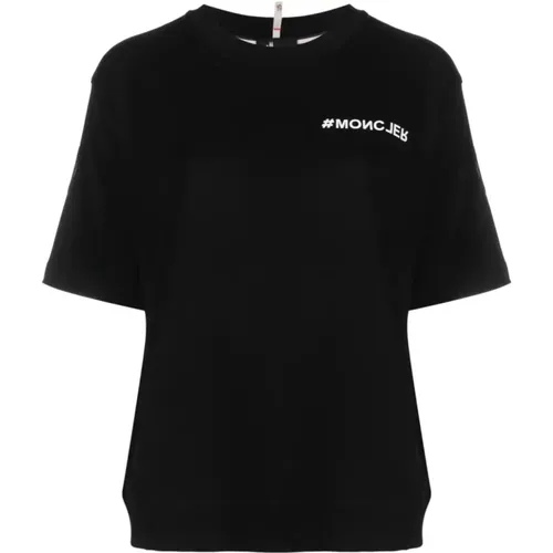 Grenoble Women's Cotton T-Shirt , female, Sizes: XS, M, S - Moncler - Modalova