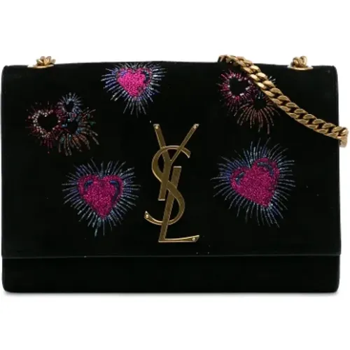 Pre-owned Suede crossbody-bags , female, Sizes: ONE SIZE - Yves Saint Laurent Vintage - Modalova