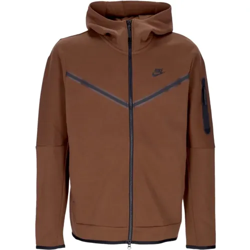 Tech Fleece Hoodie Leichter Zip-Sweatshirt , Herren, Größe: XL - Nike - Modalova