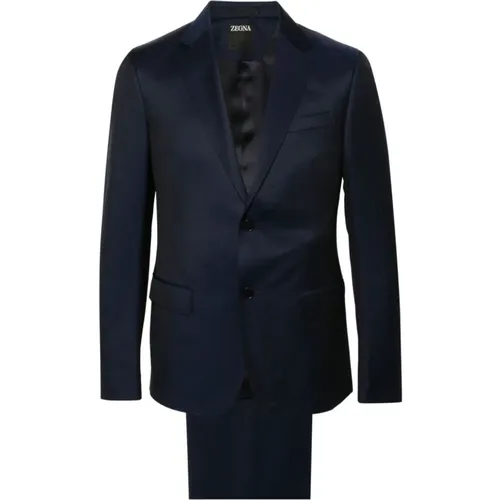Wool Blend Jacket and Trousers , male, Sizes: XL, S - Ermenegildo Zegna - Modalova