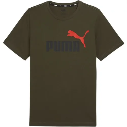 Kurzarm T-Shirt für Männer , Herren, Größe: M - Puma - Modalova