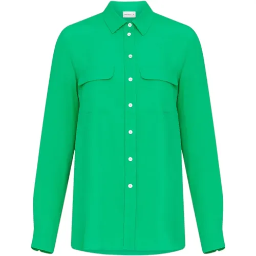 Hellgrünes Ferrara Hemd , Damen, Größe: L - Marella - Modalova