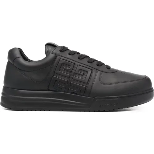 Schwarze Sneakers mit 4G-Motiv , Herren, Größe: 43 EU - Givenchy - Modalova