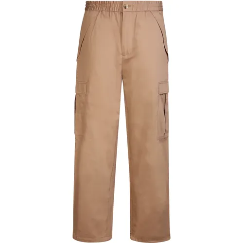 Stylish Capleton Cotton Cargo Pants , male, Sizes: L, M, S - Burberry - Modalova