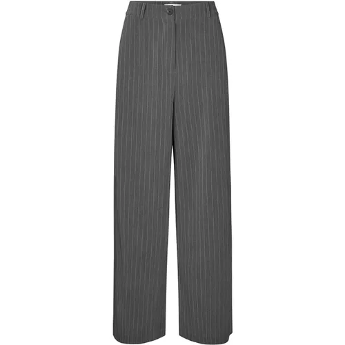 Pinstripe Wide Leg Pants , Damen, Größe: M - Modström - Modalova