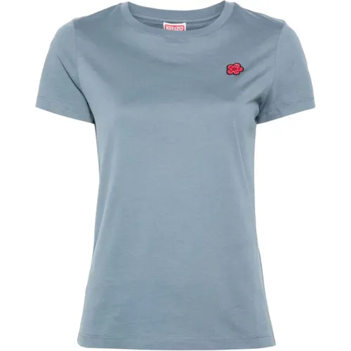 Boke Flower Jersey T-shirt , Damen, Größe: XS - Kenzo - Modalova