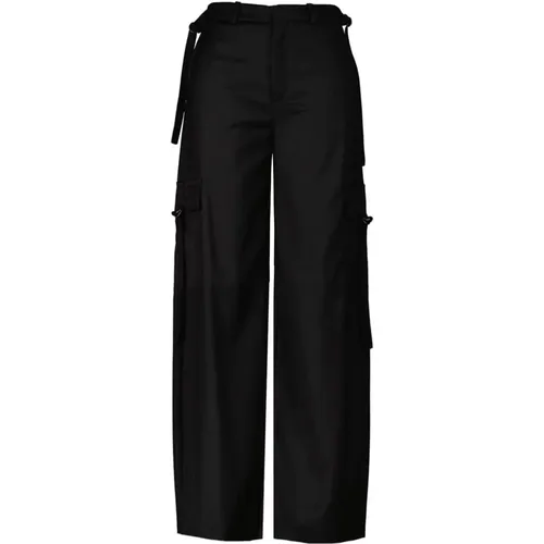 Effortless Elegance Wide Trousers , female, Sizes: W27 L34 - drykorn - Modalova