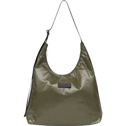 Gecrunchte Nylon Tasche - MM6 Maison Margiela - Modalova