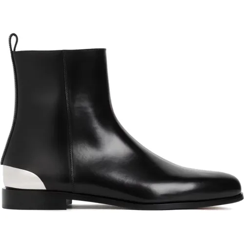 Leather Ankle Boots , male, Sizes: 8 UK, 9 UK, 11 UK, 7 UK, 8 1/2 UK, 10 UK - alexander mcqueen - Modalova