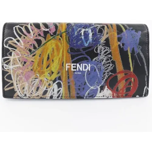 Pre-owned Leather wallets , female, Sizes: ONE SIZE - Fendi Vintage - Modalova