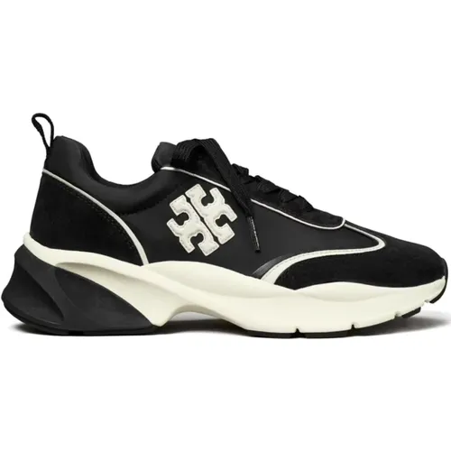 Sneakers Colour-Block Design Double T , female, Sizes: 4 UK, 2 UK, 3 UK, 7 UK, 5 UK - TORY BURCH - Modalova