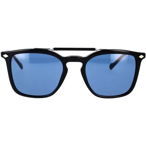 Square Sunglasses with Dark Blue Lenses , female, Sizes: 51 MM - Vogue - Modalova