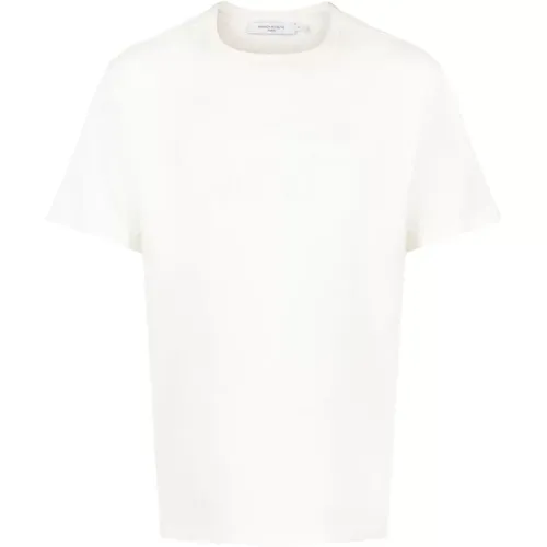 Contour Fox besticktes T-Shirt , Herren, Größe: XL - Maison Kitsuné - Modalova