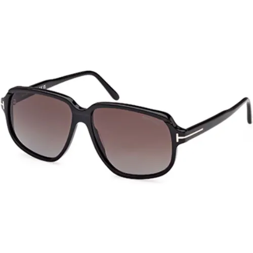 Klassische Schwarze Sonnenbrille - Tom Ford - Modalova