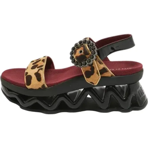 Pre-owned Leather sandals , female, Sizes: 4 UK - Marc Jacobs Pre-owned - Modalova