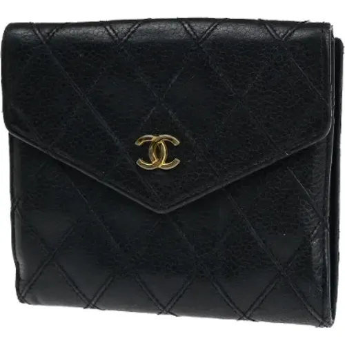 Pre-owned Leather wallets , female, Sizes: ONE SIZE - Chanel Vintage - Modalova