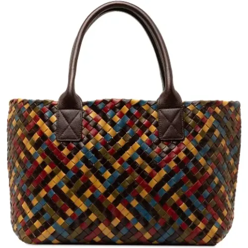 Pre-owned Leather totes , female, Sizes: ONE SIZE - Bottega Veneta Vintage - Modalova