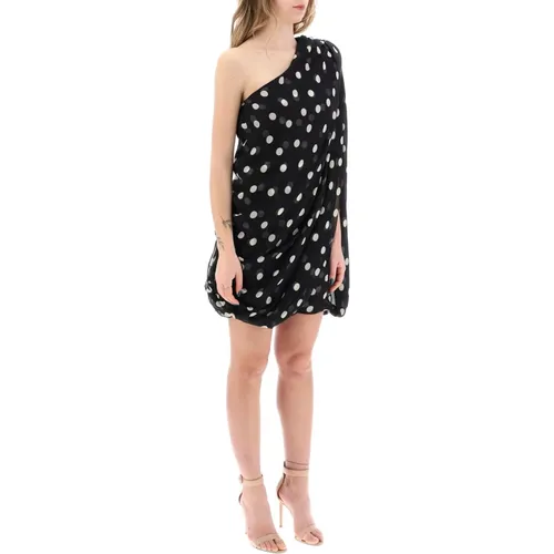 Polka Dot Silk Mini Dress , female, Sizes: S - Stella Mccartney - Modalova