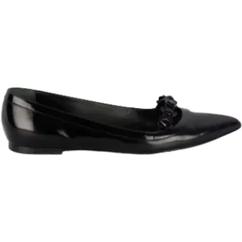 Pre-owned Leather flats , female, Sizes: 6 1/2 UK - Louis Vuitton Vintage - Modalova