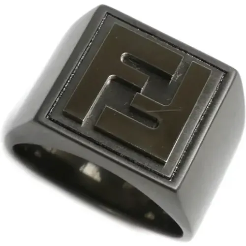 Pre-owned Metal rings , female, Sizes: ONE SIZE - Fendi Vintage - Modalova