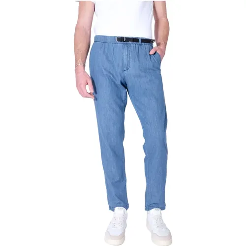 Slim-fit Trousers , male, Sizes: S, L, XL, M, 2XL - White Sand - Modalova