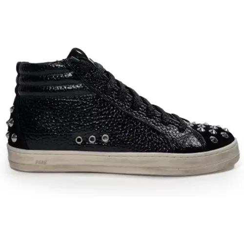 Studded High Top Sneakers , female, Sizes: 3 UK - P448 - Modalova