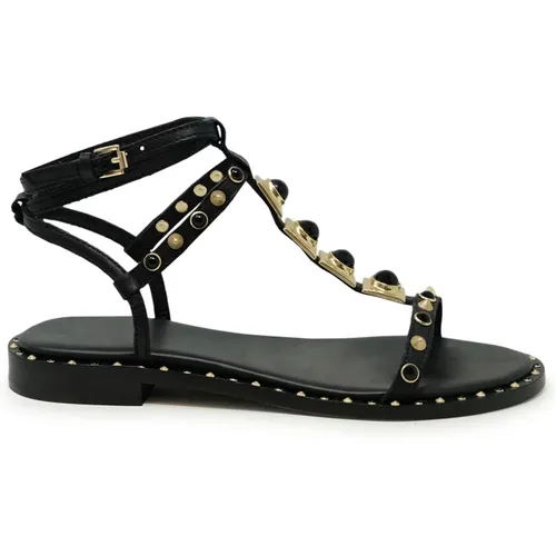 Leather Ballerina Sandals Ss24 , female, Sizes: 3 UK, 4 UK - Ash - Modalova