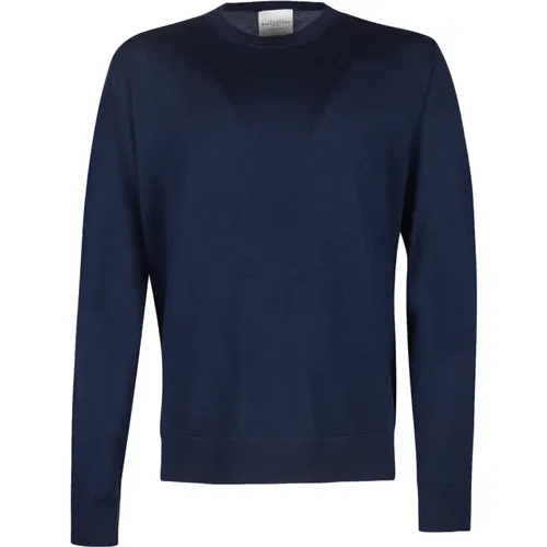 Blauer Rundhals Herren Pullover , Herren, Größe: M - Ballantyne - Modalova