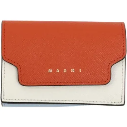 Pre-owned Leather wallets , female, Sizes: ONE SIZE - Marni Pre-owned - Modalova