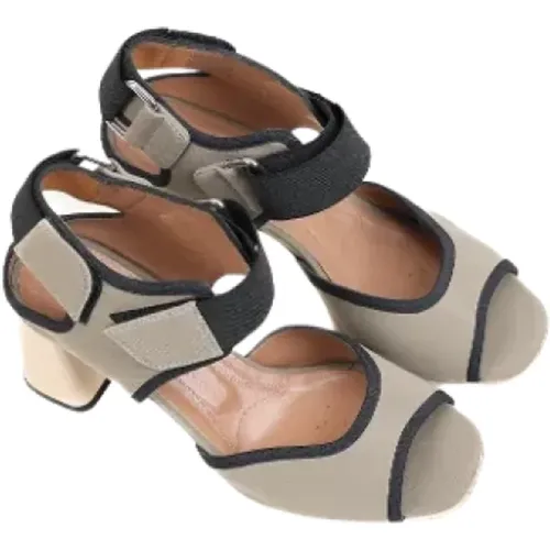 Pre-owned Fabric sandals , female, Sizes: 5 UK - Marni Pre-owned - Modalova