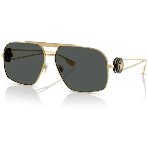 Bold Aviator Sunglasses , unisex, Sizes: 62 MM - Versace - Modalova