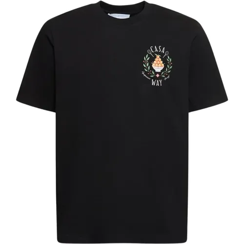 Bowl of Oranges T-Shirt in , male, Sizes: L, S, M, 2XL - Casablanca - Modalova