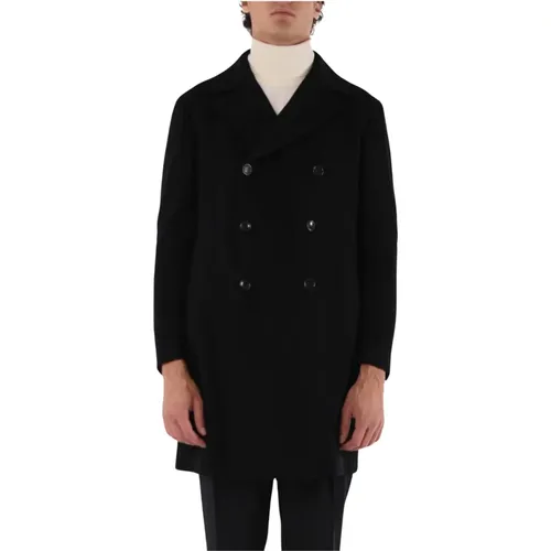 Double-Breasted Wool Coat , male, Sizes: 2XL - Tagliatore - Modalova