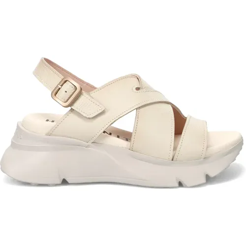 Sporty Leather Sandals with Triflow Technology , female, Sizes: 7 UK, 5 UK, 8 UK - Hispanitas - Modalova