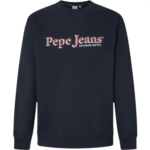 Minimalist Cotton Sweatshirt Somers , male, Sizes: M, L, S, XL - Pepe Jeans - Modalova