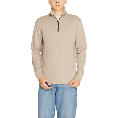 Herren Sweatshirt Herbst/Winter Baumwolle , Herren, Größe: L - Hugo Boss - Modalova