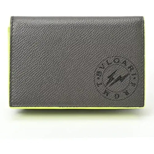 Pre-owned Leather wallets , female, Sizes: ONE SIZE - Bvlgari Vintage - Modalova