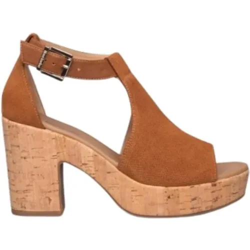 Cork Heel by Nero Giardini , female, Sizes: 3 UK - Nerogiardini - Modalova