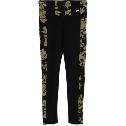 Floral Print Skinny Trousers , female, Sizes: M - Liu Jo - Modalova