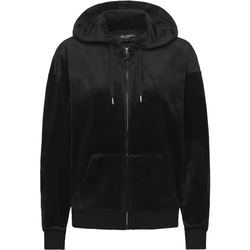 Gemütliche Zip Hoodie , Damen, Größe: 2XS - Juicy Couture - Modalova