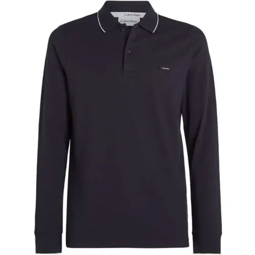 Stretch Pique Tipping Slim Polo , Herren, Größe: M - Calvin Klein - Modalova