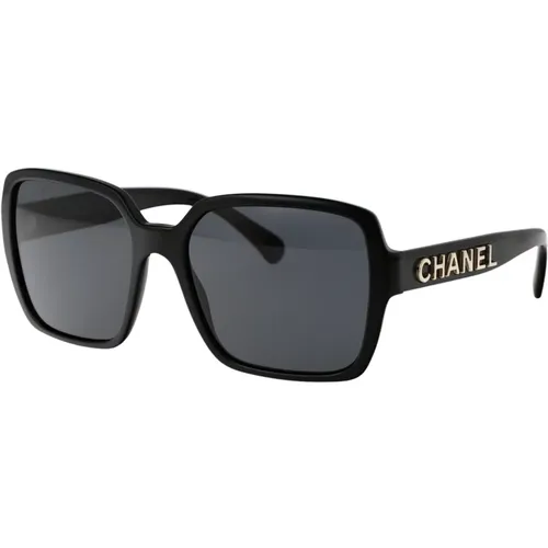 Stylische Sonnenbrille mit Modell 0Ch5408 , Damen, Größe: 56 MM - Chanel - Modalova