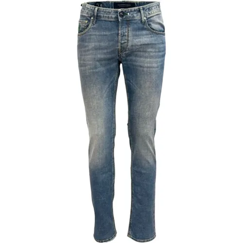 Slim-fit Denim Jeans , male, Sizes: W31, W33, W38, W32, W36, W30 - Hand Picked - Modalova
