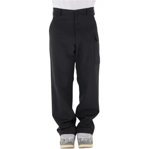 Cargo Pocket Wool Trousers , male, Sizes: M, XL, L, S - Marni - Modalova