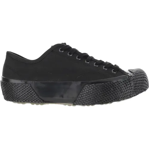 Japanische Leinwand Low-Top Mil Spec Sneakers , Herren, Größe: 41 EU - Superga - Modalova