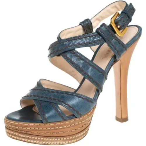 Pre-owned Leder sandals , Damen, Größe: 36 EU - Prada Vintage - Modalova