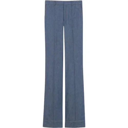 Wide Denim Jeans , female, Sizes: L - Saint Laurent - Modalova