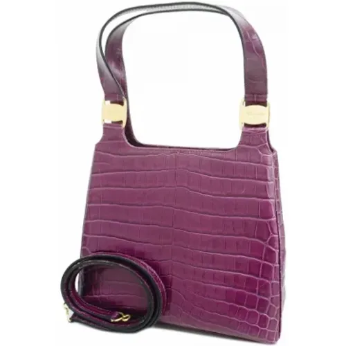 Pre-owned Leather handbags , female, Sizes: ONE SIZE - Salvatore Ferragamo Pre-owned - Modalova