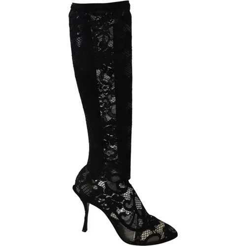 Heeled Boots , Damen, Größe: 36 EU - Dolce & Gabbana - Modalova