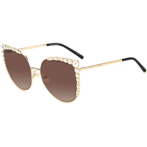 Rose Gold/Brown Shaded Sunglasses,Rose Gold Sonnenbrille HER 0076/S - Carolina Herrera - Modalova